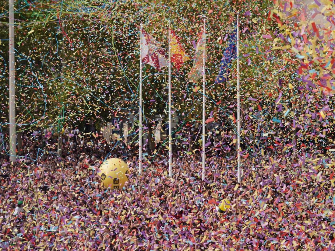 Foto del chupinazo de San Mateo