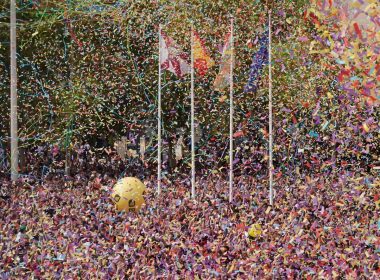 Foto del chupinazo de San Mateo