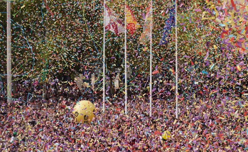 Foto del chupinazo de San Mateo